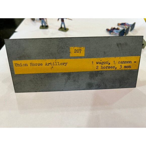 Vtg Custom Cast 1974 The Union Horse Artillery Brigade of the Army - Picture 10 of 10